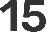 Иконка числа 15